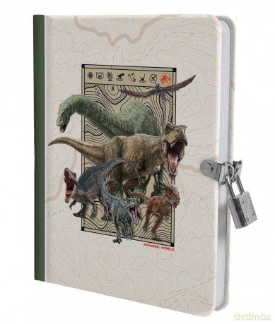 Jurassic World Lock Key Diary [KSIĄŻKA]