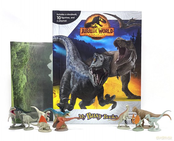 Jurassic World My Busy Book [KSIĄŻKA]