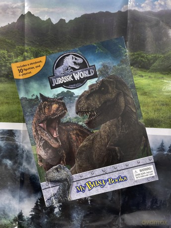Jurassic World My Busy Book [KSIĄŻKA]