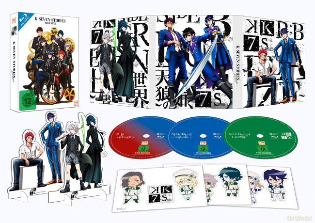 K - Seven Stories - Side One Movie 1-3 (3 Blu-rays) [Blu-Ray]