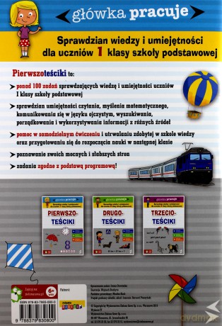 Główka pracuje. Pierwszoteściki [KSIĄŻKA]