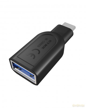 KAB Adapter ICY BOX USB-A > USB-C Black