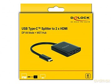 KAB Adapter USB-C > Splitter 2x HDMI (BU