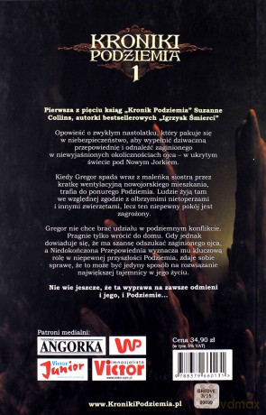 Gregor i Niedokończona Przepowiednia - Suzanne Collins [KSIĄŻKA]