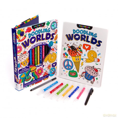 Kal Col Doodling Worlds [KSIĄŻKA]