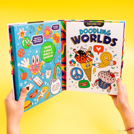 Kal Col Doodling Worlds [KSIĄŻKA]