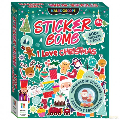 Kal Sticker Bomb I Love Christmas [KSIĄŻKA]