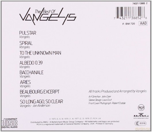 Vangelis: The Best Of Vangelis [CD]
