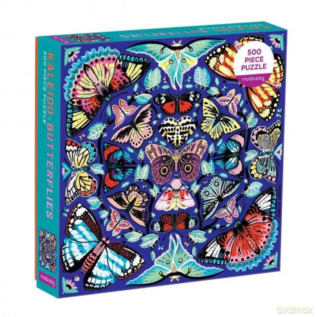 KaleidoButterflies 500 Piece Family Puzzle [KSIĄŻKA]
