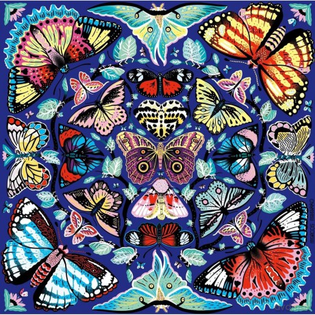 KaleidoButterflies 500 Piece Family Puzzle [KSIĄŻKA]
