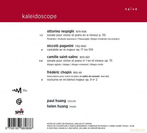 Paul Huang Helen Huang: Kaleidoscope [CD]