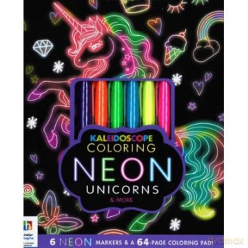 Kaleidoscope Col Neon Unicorns [KSIĄŻKA]