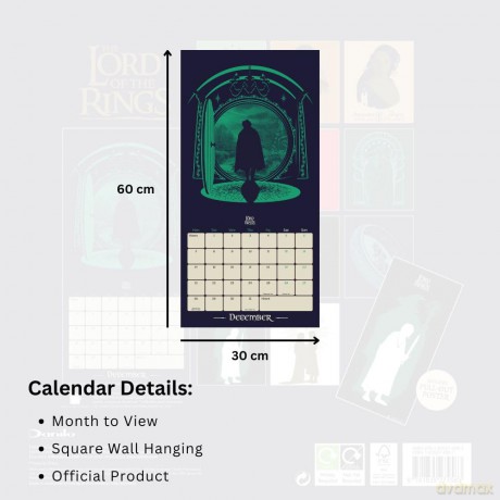 Kalender 2026 - Lord Of The Rings