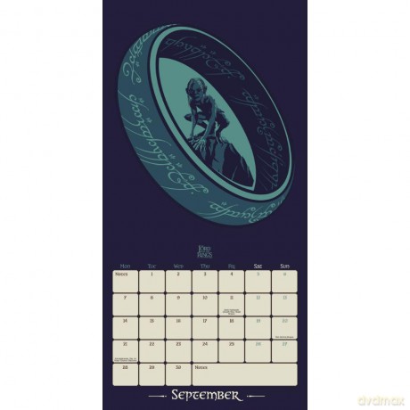 Kalender 2026 - Lord Of The Rings