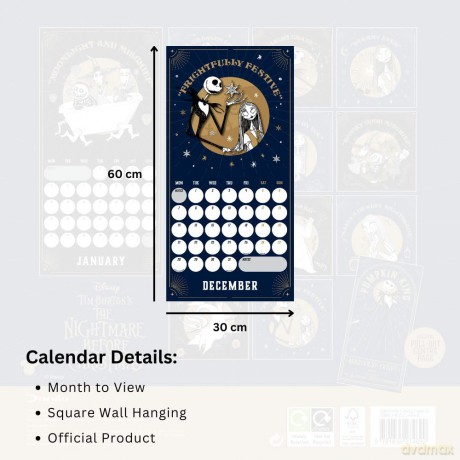 Kalender 2026 - Nightmare Before Christmas