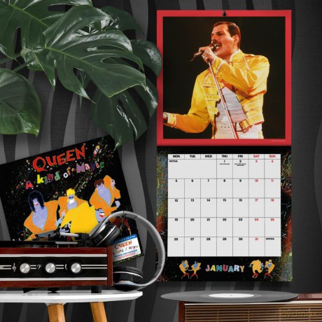 Kalender 2026 - Queen Record Sleeve