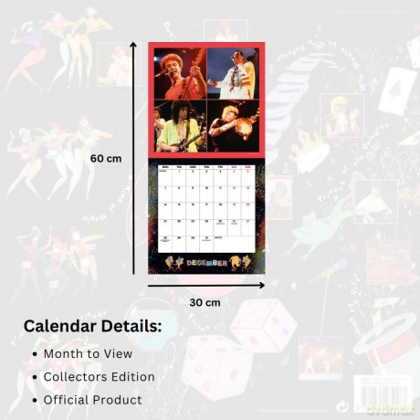 Kalender 2026 - Queen Record Sleeve