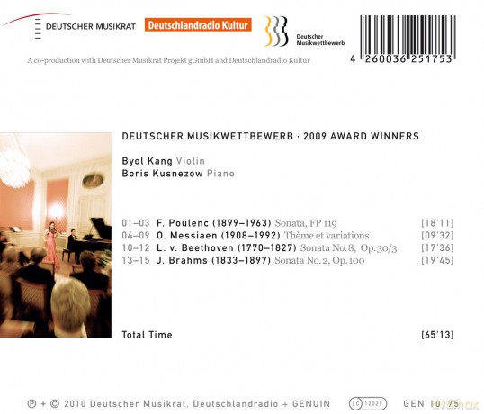 Kang: Kang/Kusnezow-Gewinner Des Dt. Musikwettbewe [CD]
