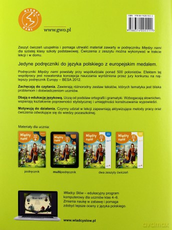 Język Polski Szkoła Podstawowa 6/2 Między Nami ćwiczenie [KSIĄŻKA]