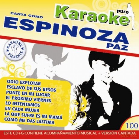 Paz Espinoza: Karaoke - Espinoza Paz [CD]