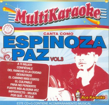 Espinoza,Paz: Karaoke - Espinoza Paz 3 [CD]