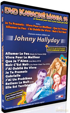 Karaoke Mania Vol 14 Johnny Hallyday [DVD]