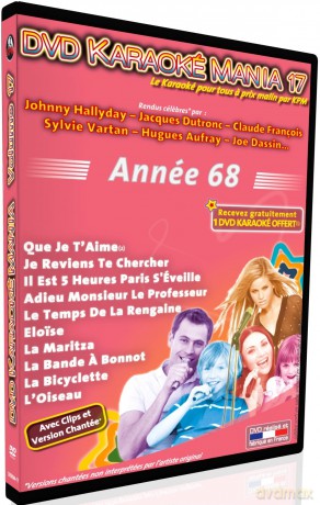 Karaoke Mania Vol 17 Annee 68 [DVD]