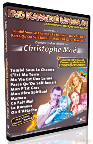 Karaoke Mania Vol 4 Christophe Mae [DVD]