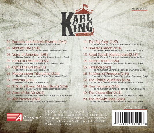 King: Karl King's Greatest Hits [CD]