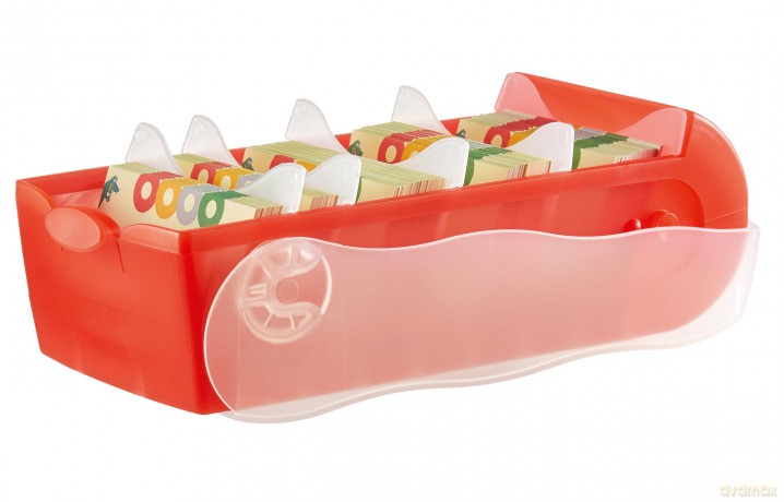 Karteibox Croco rot A7