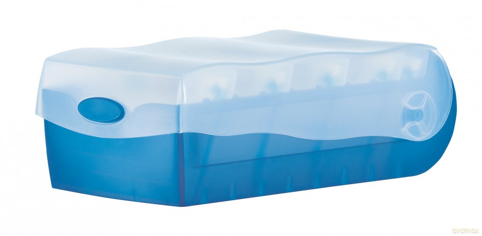 Han: Karteibox Croco, blau, A7