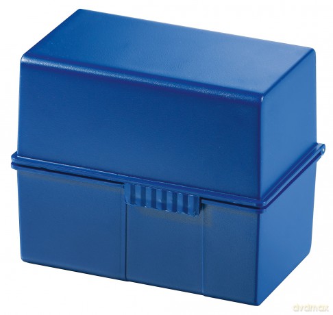 Han: Karteiboxen, A6, blau