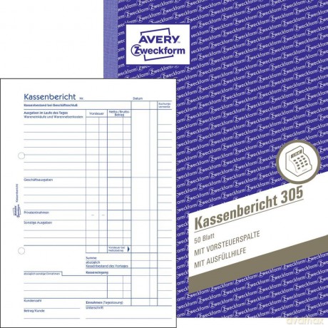 Kassenbericht A5 50Bl