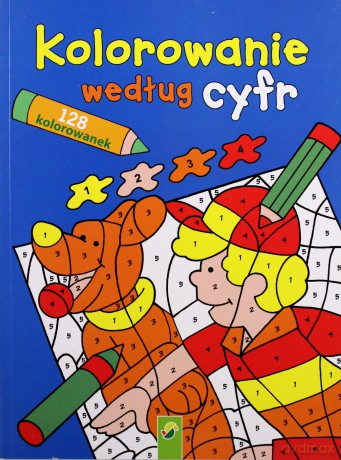 Kolorowanie według cyfr. Niebieska [KSIĄŻKA]