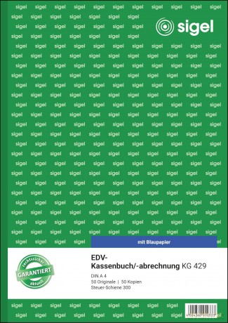 Kassenbuch,A4,2x50Bl.2-Fach