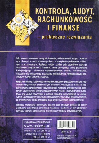 Kontrola, audyt, rachunkowość i finanse [KSIĄŻKA]