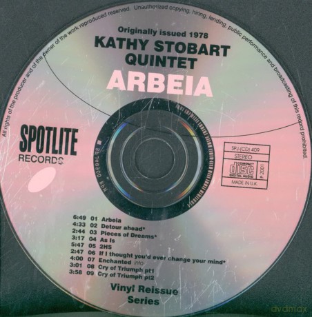 Kathy Stobart Quintet-Arbeia: Kathy Stobart Quintet-Arbeia [CD]