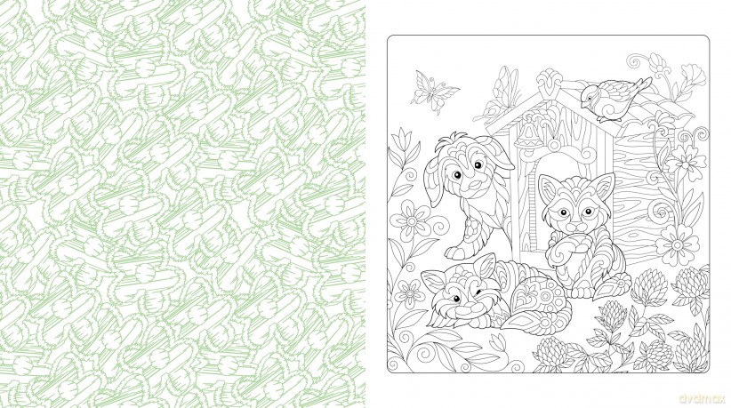 Kawaii Cuties Coloring Kit [KSIĄŻKA]