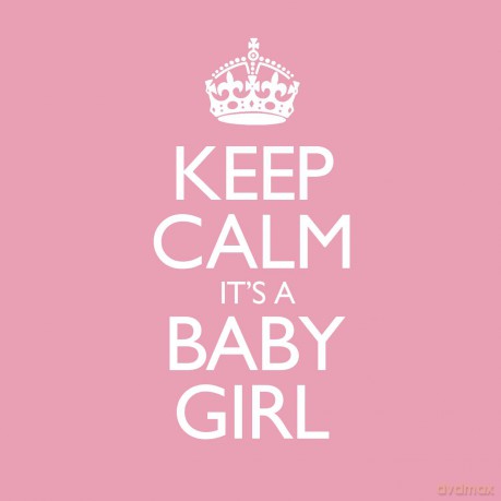 Keep Calm It's A Baby Girl [CD]