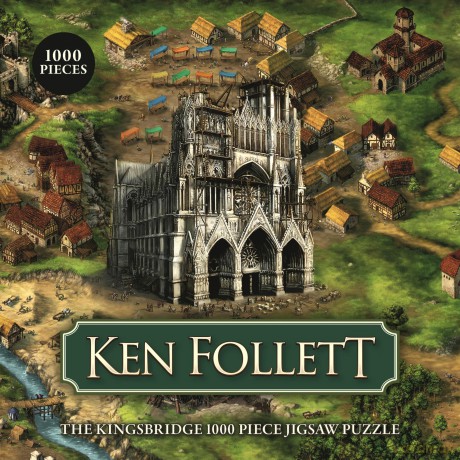 Ken Follett The Kingsbridge 1000piece jigsaw puzzle [KSIĄŻKA]