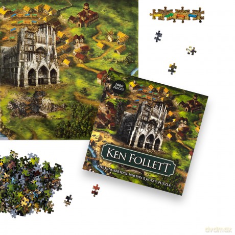 Ken Follett The Kingsbridge 1000piece jigsaw puzzle [KSIĄŻKA]