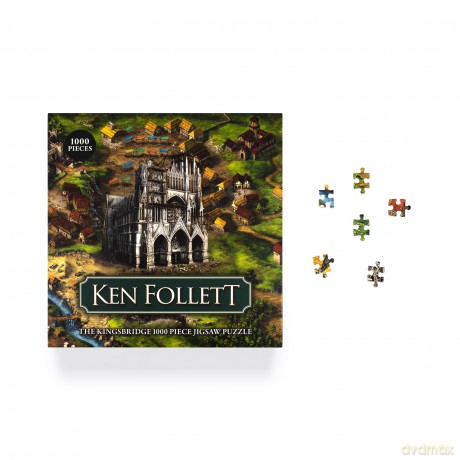 Ken Follett The Kingsbridge 1000piece jigsaw puzzle [KSIĄŻKA]