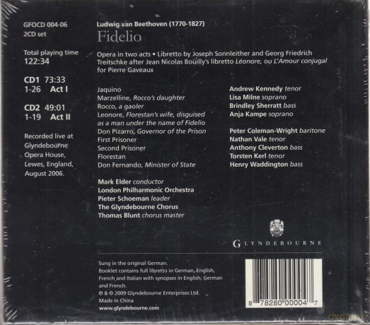 Kennedy: Kennedy/Milne/Lpo/Elder-Beethoven: Fidelio [3CD]