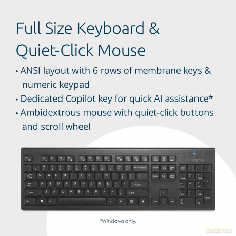 Kensington TAS KM270 EQ Wireless Tastatu