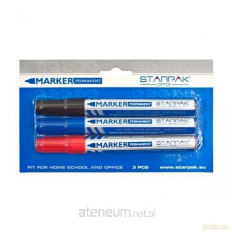 Marker permanentny 3 kolory