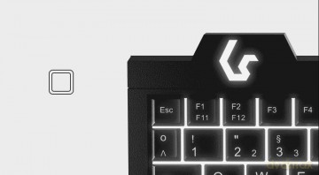 KeySonic Super-Mini-TAS Touchpad,B-light