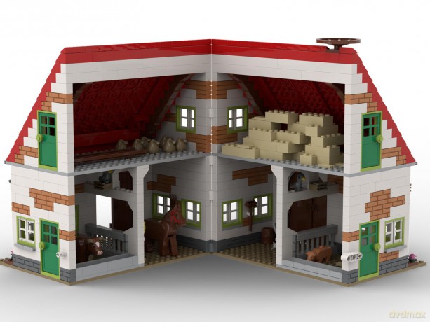 Kiddicraft KC1108 Bauernhof Stall