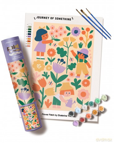 Kids Paint by Numbers Flower Patch [KSIĄŻKA]