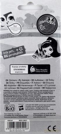 Naklejki Sticker BOO capsule Littlest Pet Shop