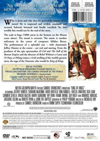 King Of Kings (1961) [DVD]